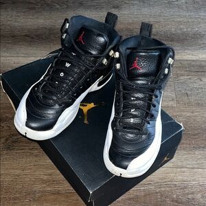 Jordan Black and White Kids Sneakers